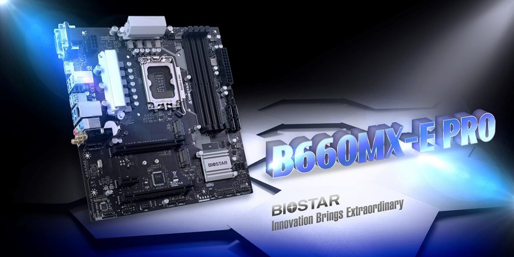 مادربرد اقتصادی و میان رده BIOSTAR B660MX-E PRO برای یک بازی ارزان قیمت