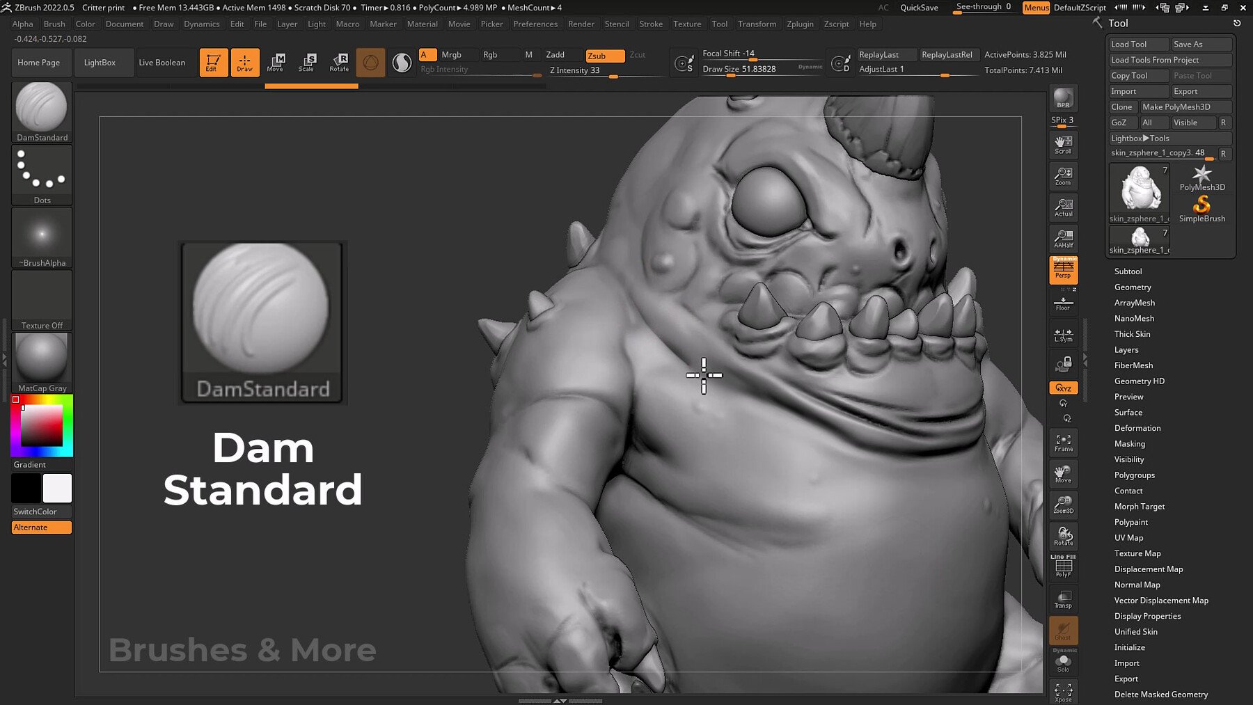 مقدمه سریع نرم افزار ZBrush