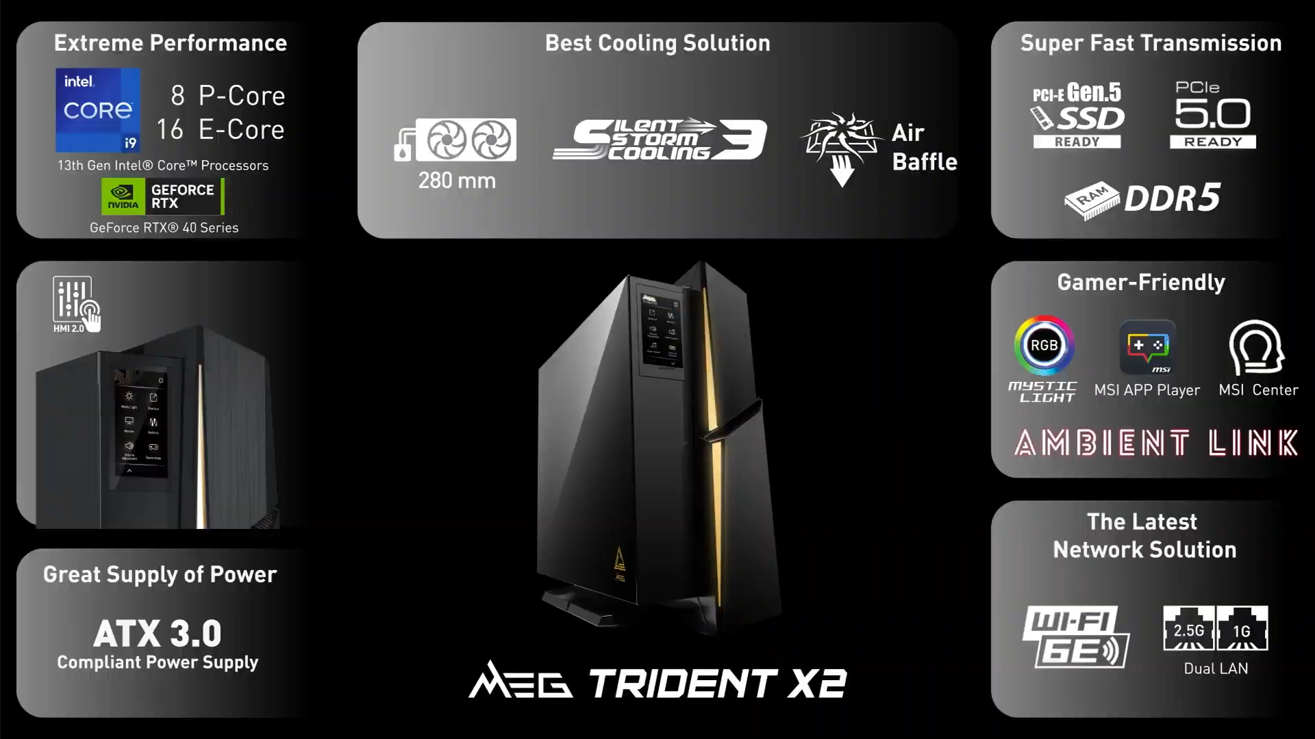 کامپیوتر گیمینگ MSI MEG Trident X2