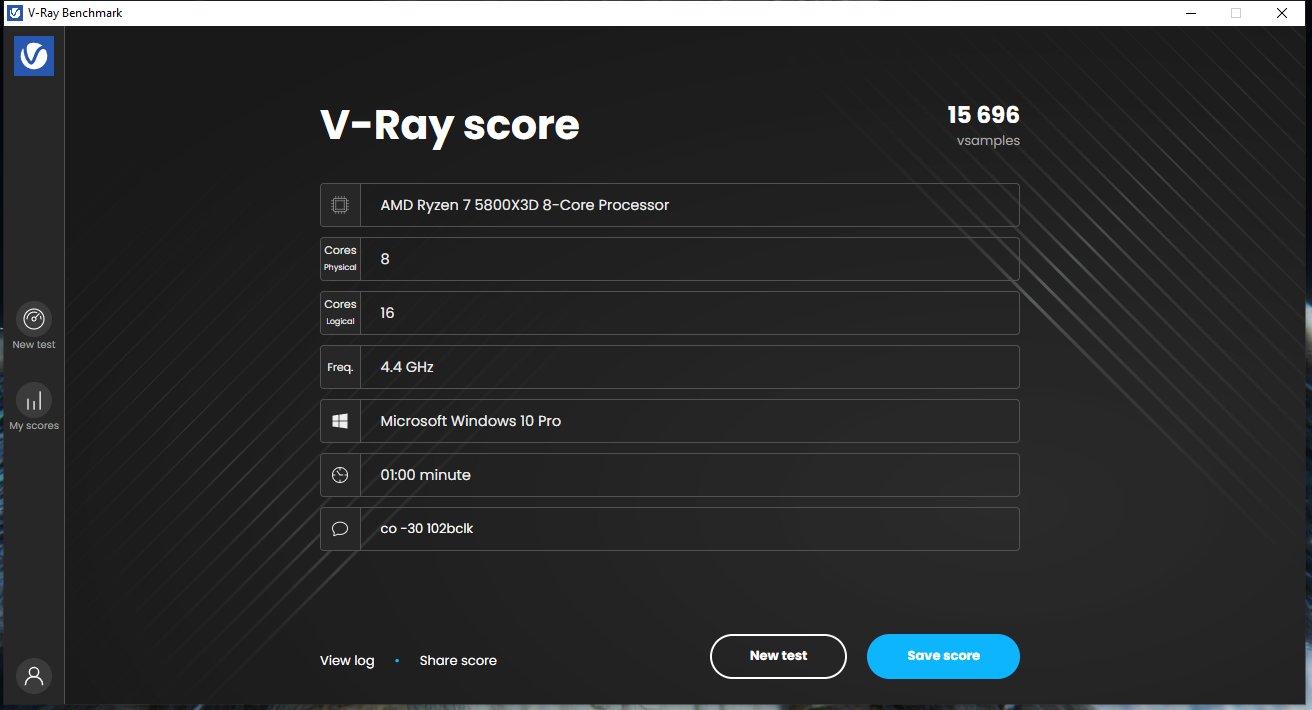 بنچمارک V-Ray 6