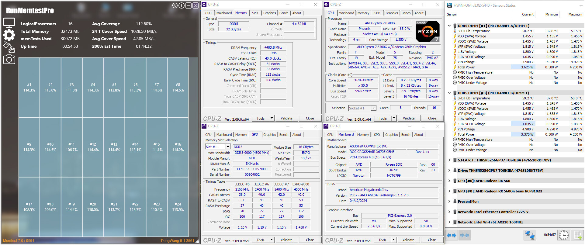 رم های DDR5-9000