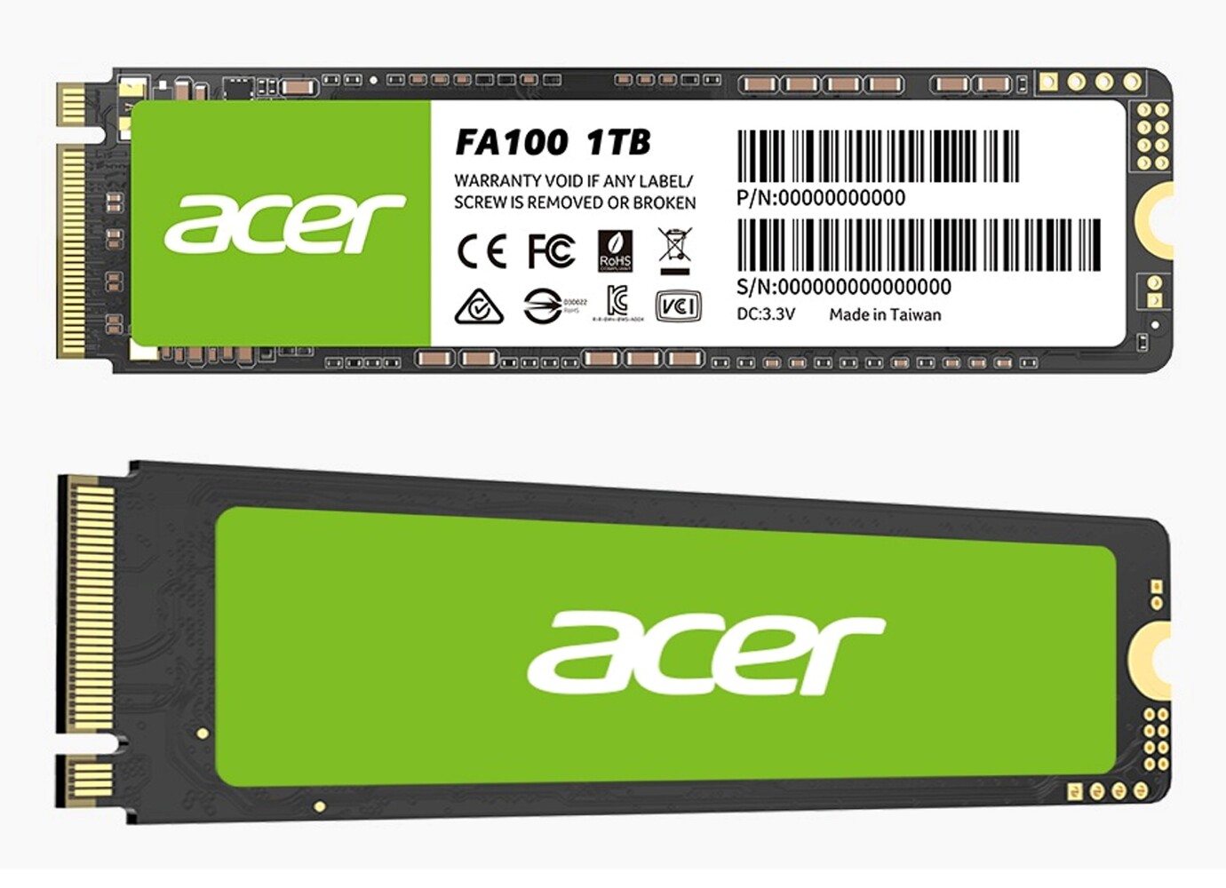 اس اس دی های Acer FA100