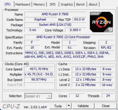 نرم افزار CPU-Z v2.10