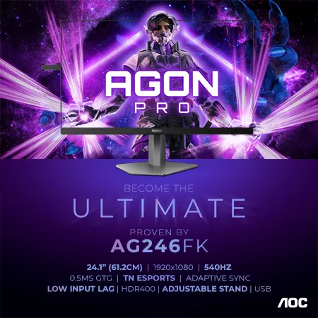 مانیتور گیمینگ AGON PRO AG246FK