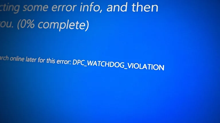 خطای DPC Watchdog Violation در ویندوز 10 و ویندوز 11