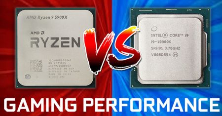 مقایسه پردازنده های Intel و AMD در بازی