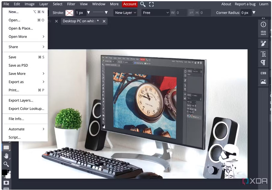 بهترین جایگزین رایگان برای Photoshop