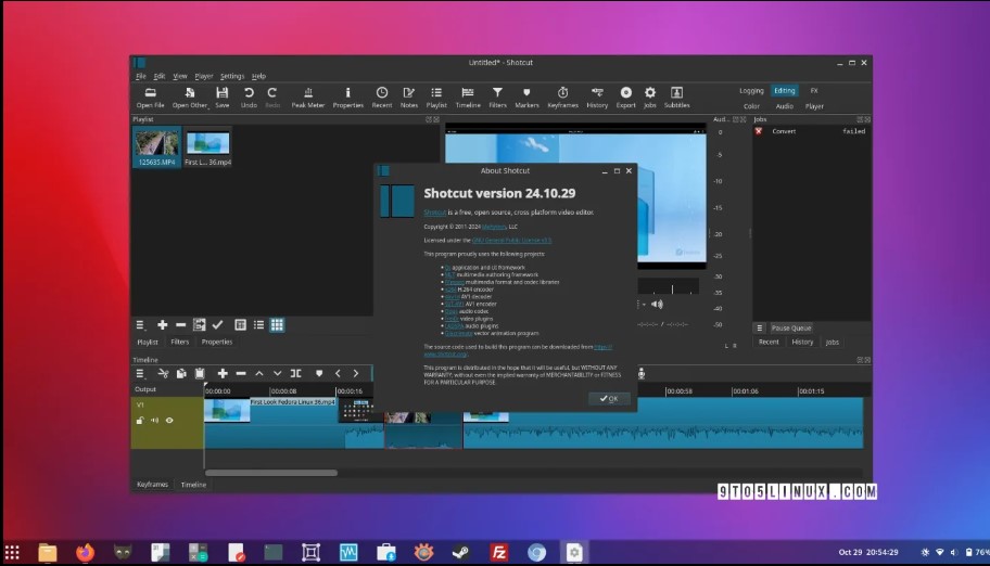 ویرایشگر ویدیوی منبع باز Shotcut 24.10