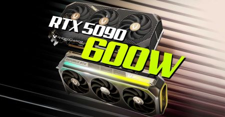 کارت گرافیک RTX 5090 در سایت ZOTAC