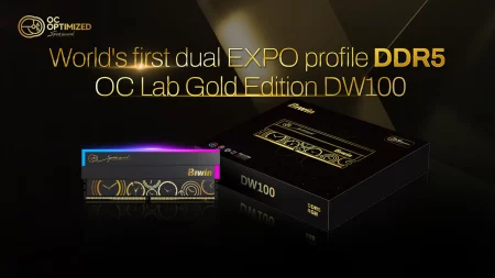 Biwin از حافظه OC Lab Gold Edition DW100 DDR5-8000 با دو پروفایل EXPO رونمایی کرد