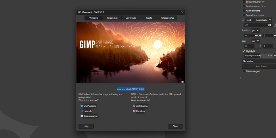 انتشار GIMP 3.0 پس از هفت سال توسعه!