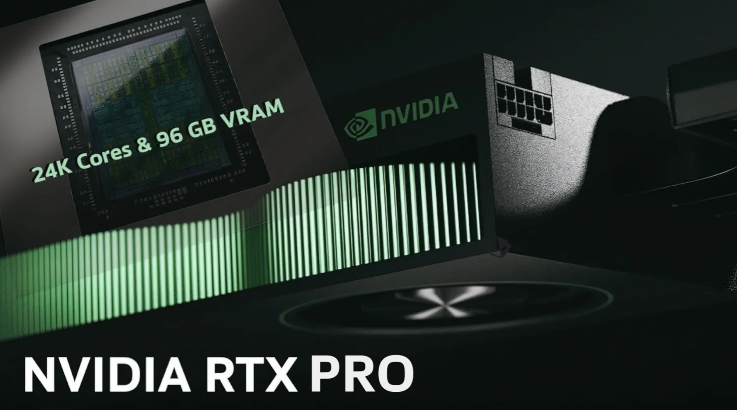 🚀 NVIDIA RTX PRO 6000 Blackwell، غول ورک‌استیشن با 24,064 هسته CUDA و 96GB GDDR7!