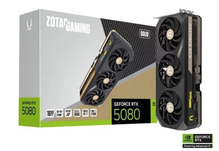 کارت گرافیک ZOTAC GAMING GeForce RTX 5080 SOLID OC 16GB